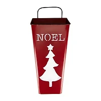 Northlight Set Of 2 Red Noel And Green Joy Container S 19.75in Wall Art Set