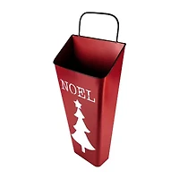 Northlight Set Of 2 Red Noel And Green Joy Container S 19.75in Wall Art Set