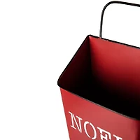 Northlight Set Of 2 Red Noel And Green Joy Container S 19.75in Wall Art Set