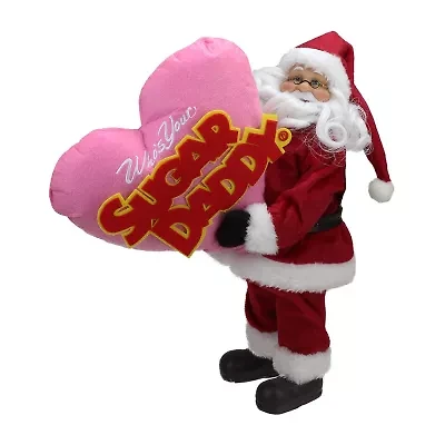 Northlight Santa Claus Inwhofts Your Sugar Daddyin - 12in Christmas Figurine