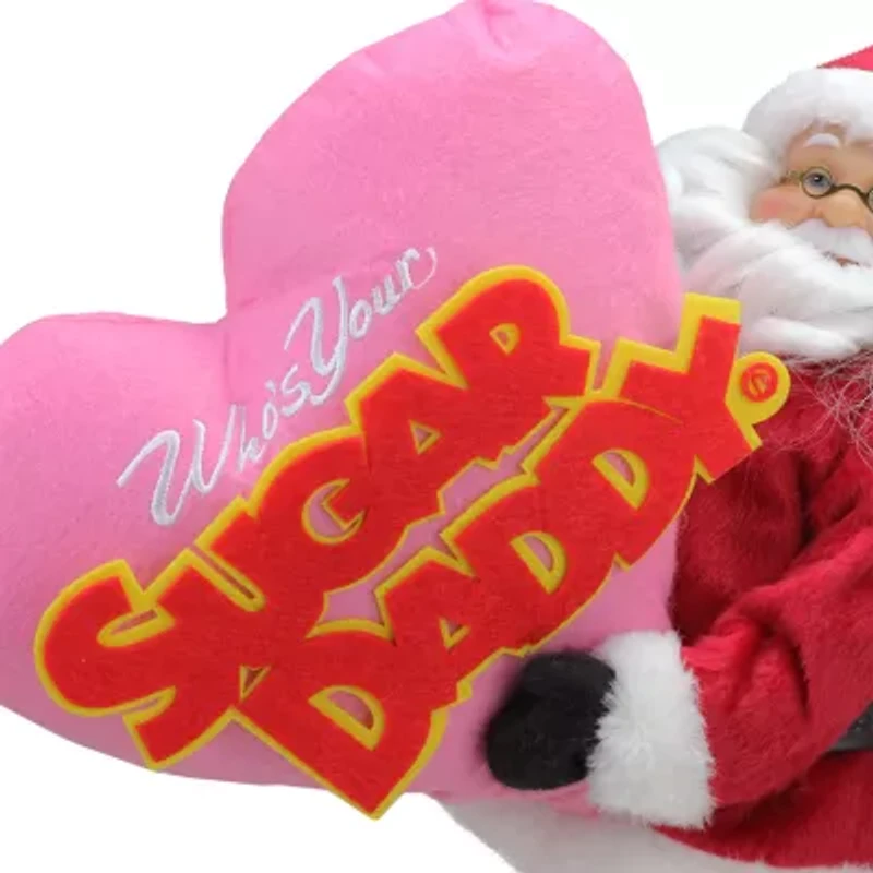 Northlight 12" Santa Claus "Who'S Your Sugar Daddy" Christmas Figurine