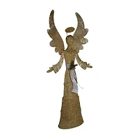 Northlight 68" Lighted Golden Angel Christmas Yard Art