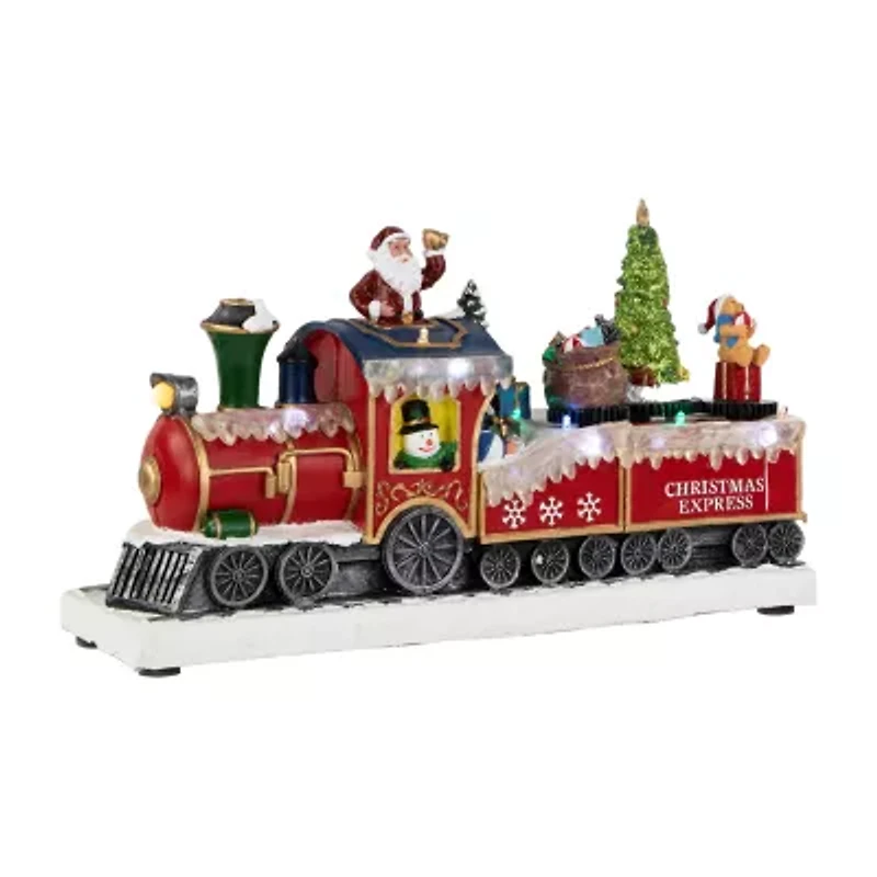 Northlight Led Lighted Animated And Musical Toy Shop - 12in Plays Music Christmas Village