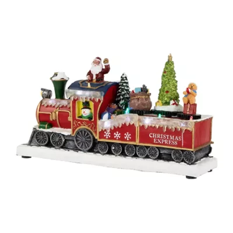 Northlight Led Lighted Animated And Musical Toy Shop - 12in Plays Music Christmas Village