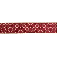 Northlight Red And Gold Circle Wired Indoor Ribbon