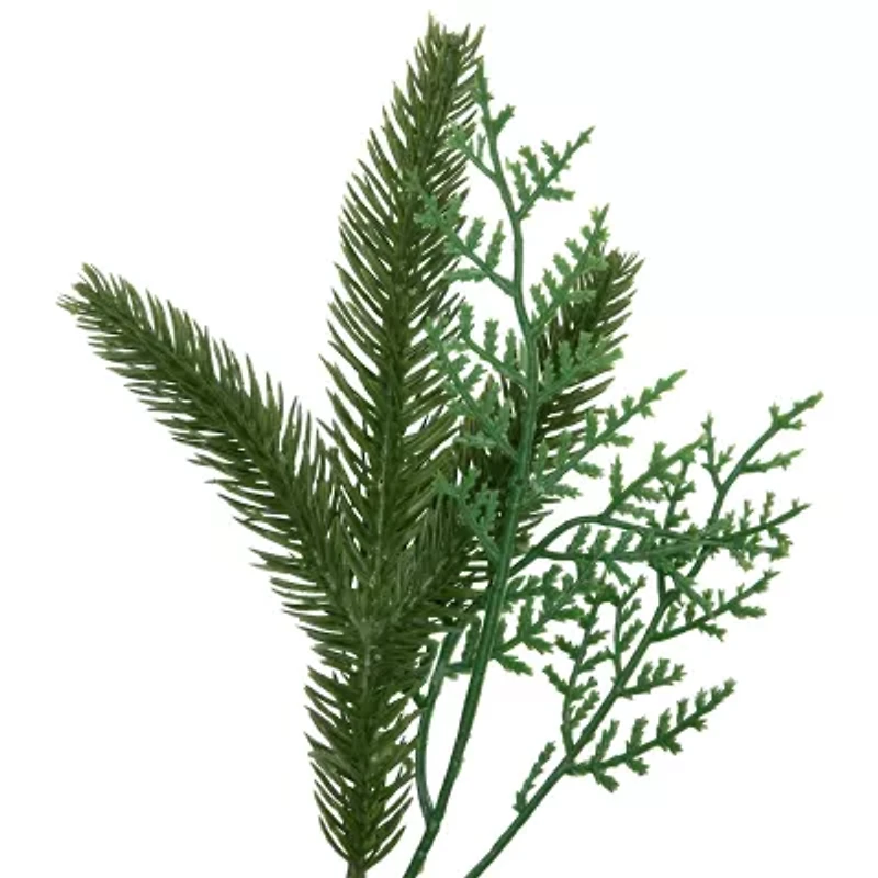 Northlight Wind River Fir With Glittered Pinecones - 24in - Unlit Wreath