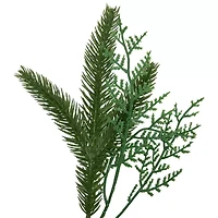 Northlight Wind River Fir With Glittered Pinecones - 24in - Unlit Wreath
