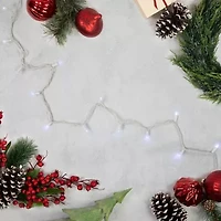 Northlight 100ct Pure White Led 33ft White Wire String Lights