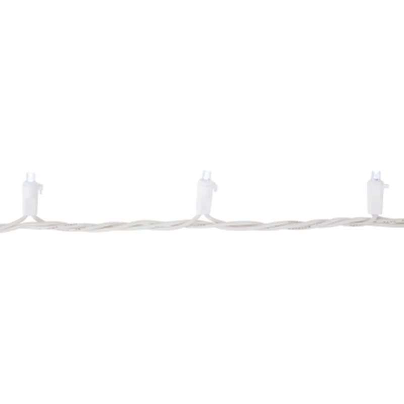 Northlight 100ct Pure White Led 33ft White Wire String Lights