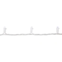 Northlight 100ct Pure White Led 33ft White Wire String Lights