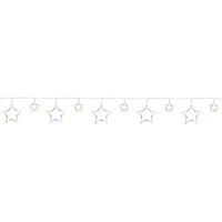 Northlight Led Lighted Twinkle Star - 9.25ft White Wire - 10ct Outdoor Icicle Lights