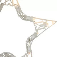 Northlight Led Lighted Twinkle Star - 9.25ft White Wire - 10ct Outdoor Icicle Lights