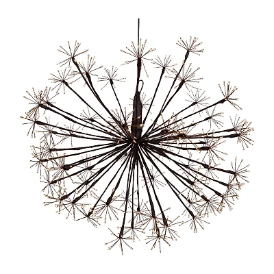 Northlight 20in Led Lighted Brown Ball Warm White String Lights