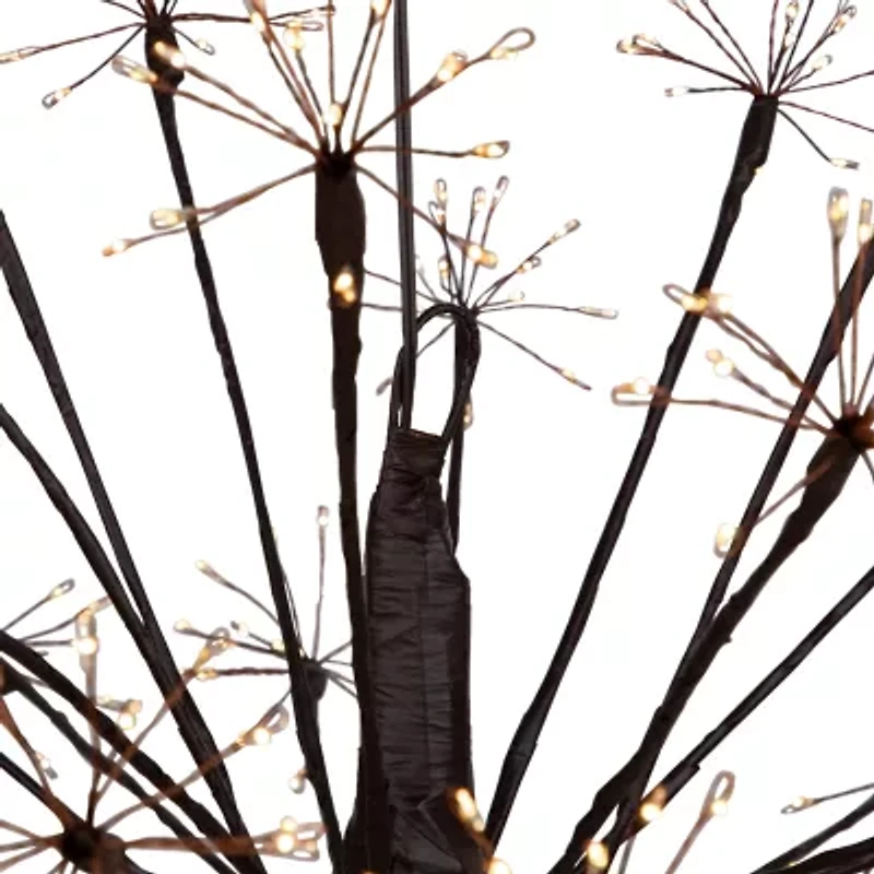 Northlight 20in Led Lighted Brown Ball Warm White String Lights