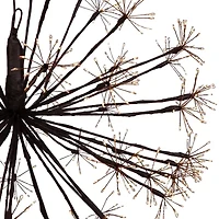 Northlight 20in Led Lighted Brown Ball Warm White String Lights