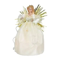 Northlight 11" Angel With Candle Lighted Christmas Tree Topper