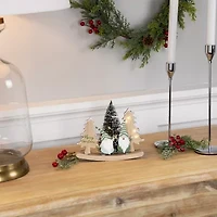 Northlight Led Lighted And Inmerry In With Trees - 6.5in Christmas Gnome