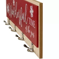 Northlight Snowflakes "It'S The Most Wonderful Time Of The Year" - 19.5in Wall Sign