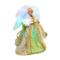 Northlight Color-Changing Fiber Optic Angel - 12in - Gold Christmas Tree Topper