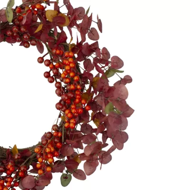 Northlight Red Berries - 24in Wreath