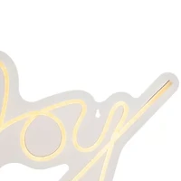 Northlight 15in White Led Lighted "Joy" Sign Wall Sign