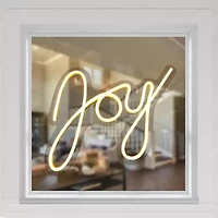 Northlight 15in White Led Lighted "Joy" Sign Wall Sign