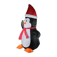 Northlight Led Lighted Inflatable Penguin - 4ft Christmas Inflatable