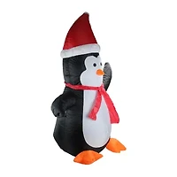 Northlight Led Lighted Inflatable Penguin - 4ft Christmas Inflatable
