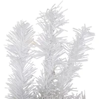 Northlight Pre-Lit Led White Canadian Pine 30-Inch Clear Lights Wreath