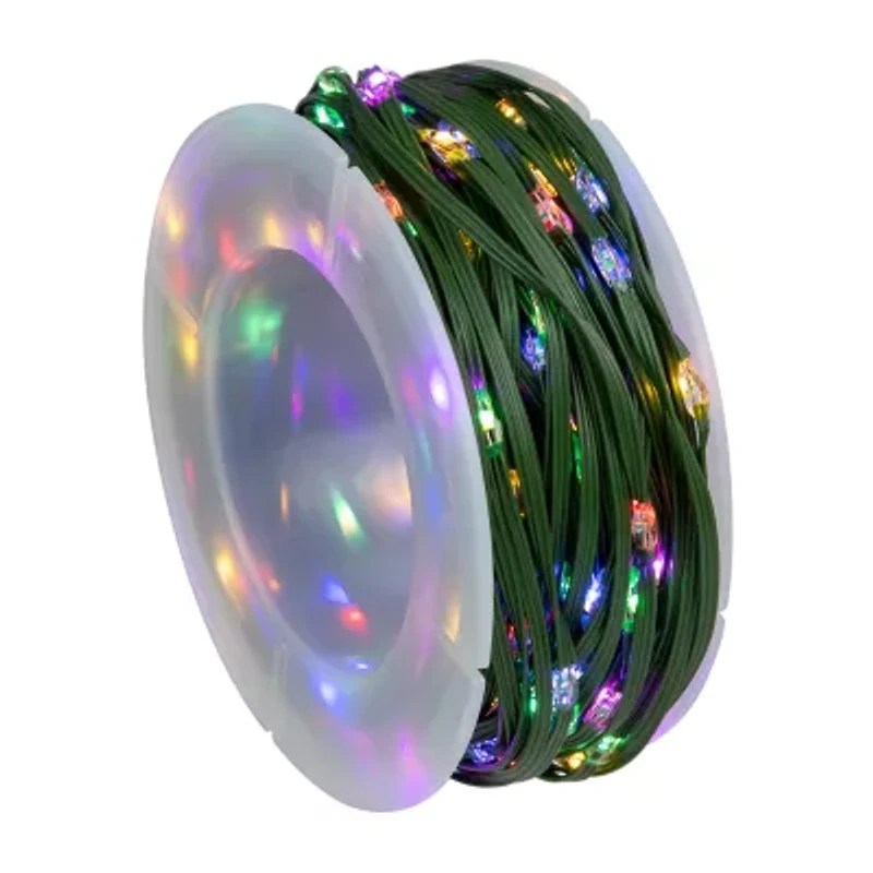 Northlight 200ct Led Multi-Function Color Changing Fairy 64.5ft Green Wire String Lights