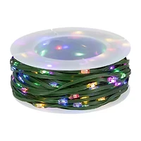 Northlight 200ct Led Multi-Function Color Changing Fairy 64.5ft Green Wire String Lights