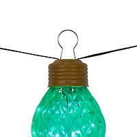 Northlight Led Jumbo C9 Style Commercial - 12ft - Multi-Color - Black Wire - 5ct String Lights