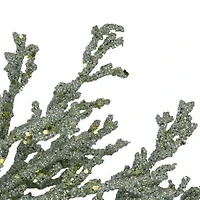 Northlight 20in Green Glittered Artificial Coral Wreath