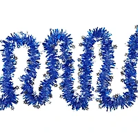 Northlight Star Of David Hanukkah - 50ft X 3.5in - Blue & Silver - Unlit Christmas Indoor Garland