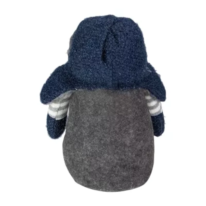 Northlight Led Lighted Standing Figure - 12.5in - Blue And Gray Christmas Gnome