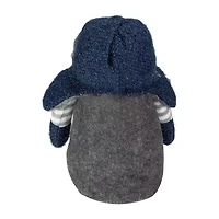 Northlight Led Lighted Standing Figure - 12.5in - Blue And Gray Christmas Gnome