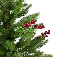Northlight Real Touch™️ Potted Sarasota Pine Artificial - 24in - Unlit 2 Foot Pine Christmas Tree