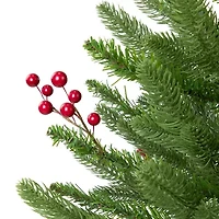 Northlight Real Touch™️ Potted Sarasota Pine Artificial - 24in - Unlit 2 Foot Pine Christmas Tree