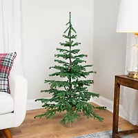 Northlight Medium With Pine Cones In Burlap Base Unlit 4 Foot Pine Christmas Tree