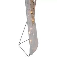 Northlight 49.25in Led Lighted White And Gold Angel Christmas Yard Art
