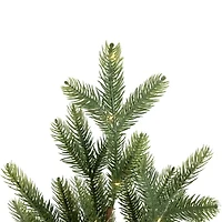 Northlight Pre-Lit Artificial Pine With Basket Base - 20in - Warm White Led Lights 1 1/2 Feet Pine Christmas Tree