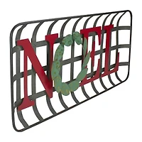 Northlight 30" "Noel" Rustic Tobacco Basket Christmas Tabletop Decor