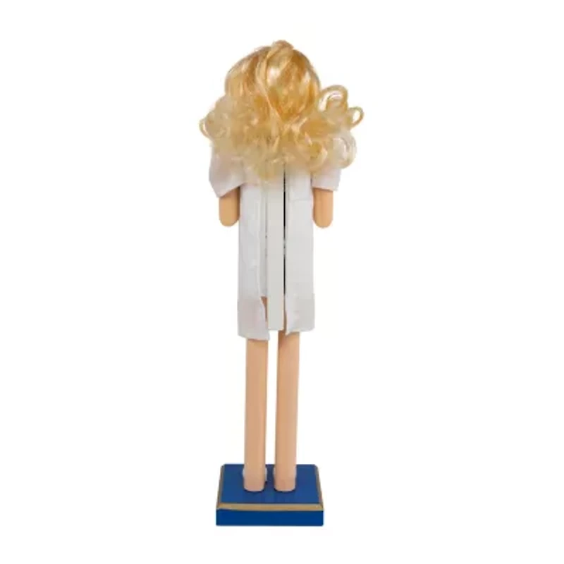 Northlight Nurse With Stethoscope Wooden - 15in Wood Christmas Nutcracker
