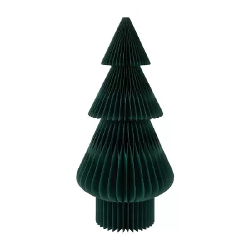 Northlight Accordion Honeycomb Foldable Paper - 3ft - Dark Green 3 Foot Christmas Tree