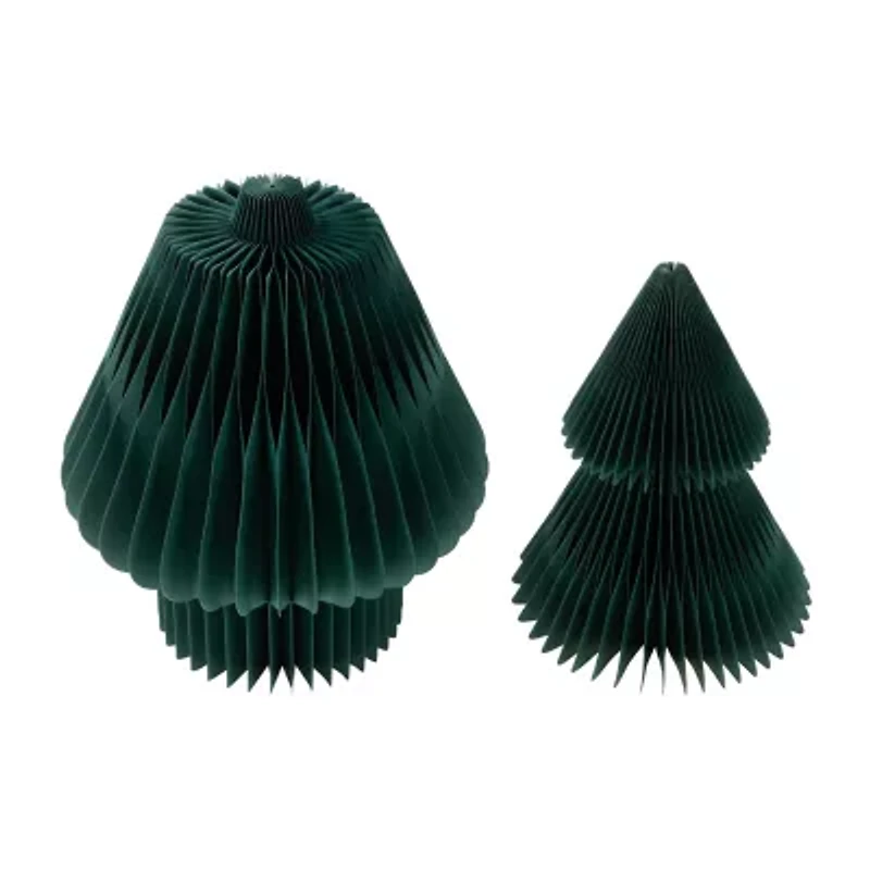 Northlight Accordion Honeycomb Foldable Paper - 3ft - Dark Green 3 Foot Christmas Tree