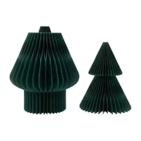 Northlight Accordion Honeycomb Foldable Paper - 3ft - Dark Green 3 Foot Christmas Tree