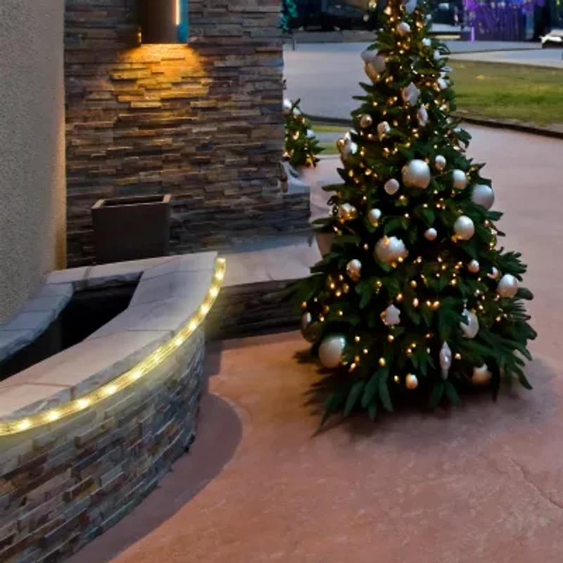 Northlight Warm White Led Outdoor Flexible Rope Light Set 18ft String Lights