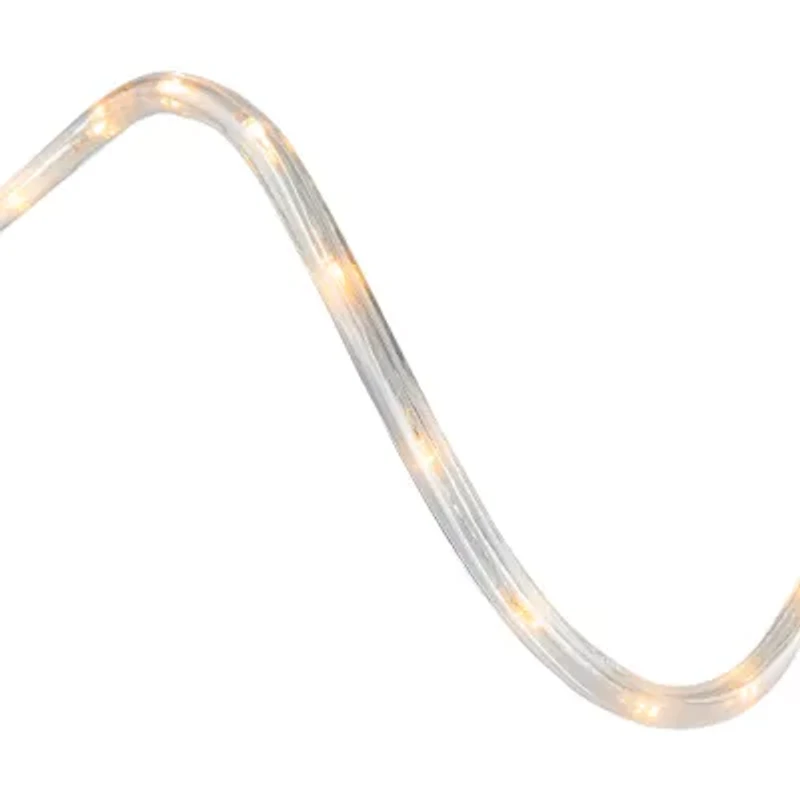 Northlight Warm White Led Outdoor Flexible Rope Light Set 18ft String Lights