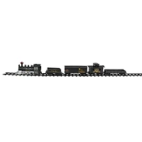 Northlight 15-Piece Pre-Lit Gray B/O And Animated Classic With Sound 8.75in Christmas Tabletop Decor