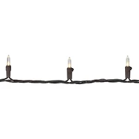 Northlight 300-Count Clear Mini 149.6ft Brown Wire String Lights